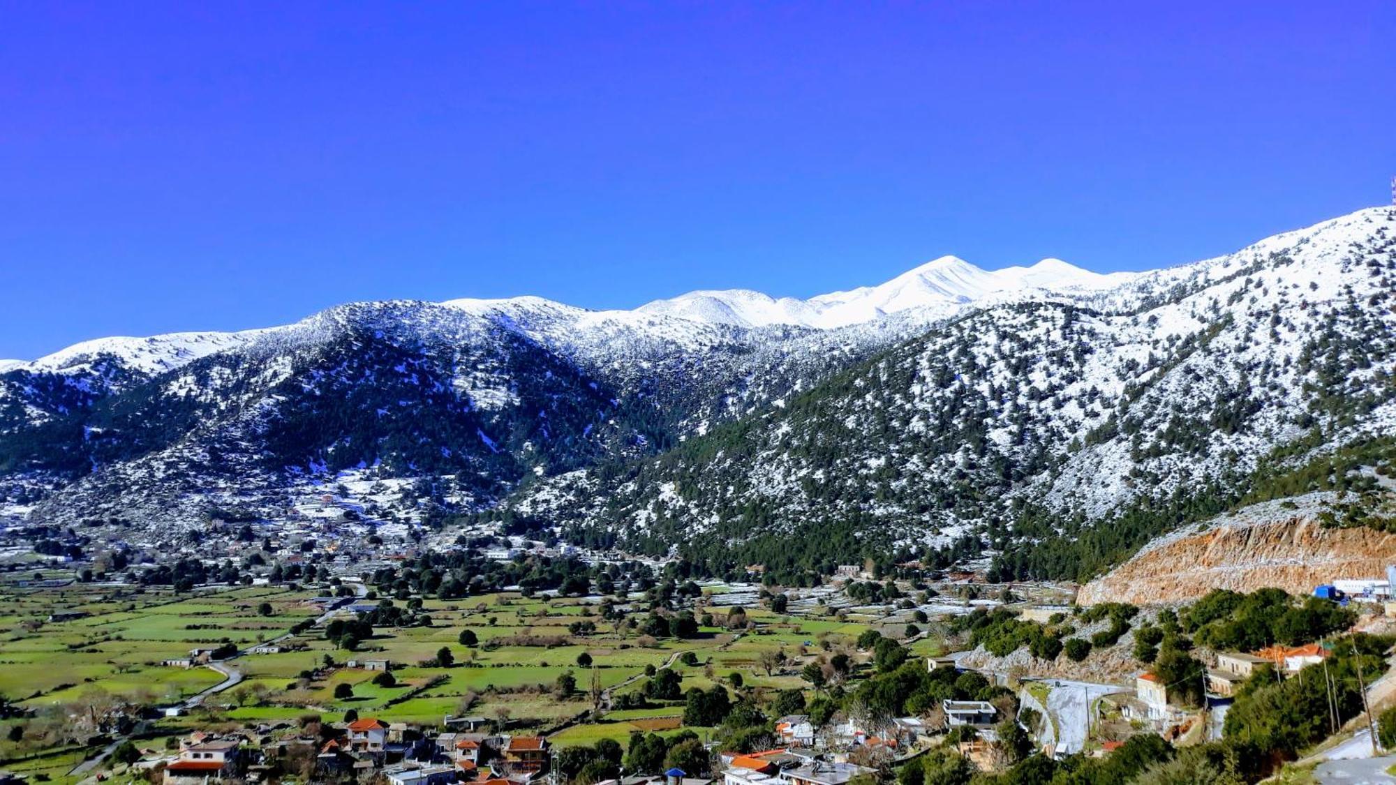 Panorama Askifou Karés Buitenkant foto